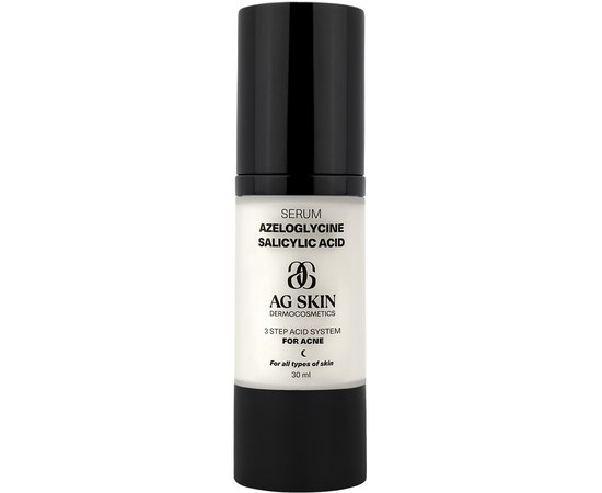 Сыворотка с азелоглицином и салициловой кислотой AG Skin 3 Step Acid System For Acne Serum Azeloglycine Salicylic Acid, 30 ml