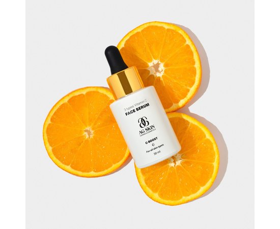 Сыворотка с тремя видами витамина C AG Skin C-Boost 3 Types Of Vitamin C Face Serum, 30 ml, изображение 2