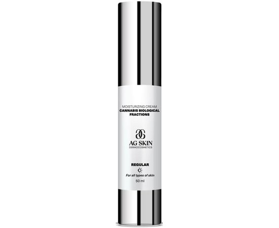 Увлажняющий крем с церамидами и каннабисом AG Skin Regular Moisturising Cream Cannabis Biological Fractions, 50 ml