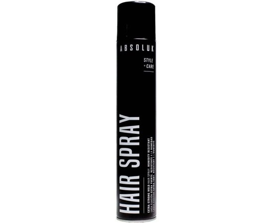Лак для волосся екстрасильної фіксації Absoluk Style+Care Hair Spray Extra Strong Hold, 750 ml, фото 