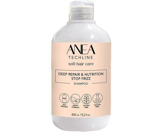 Шампунь глибоке відновлення Anea Techline Deep Repair Shampoo, фото 