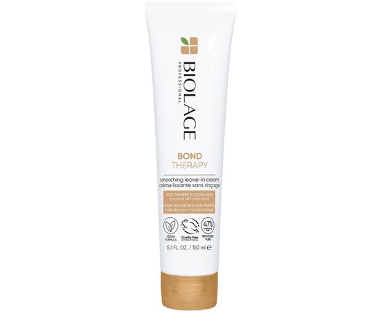 Разглаживающий несмываемый крем для волос Biolage Bond Therapy Smoothing Leave-In Cream, 150 ml