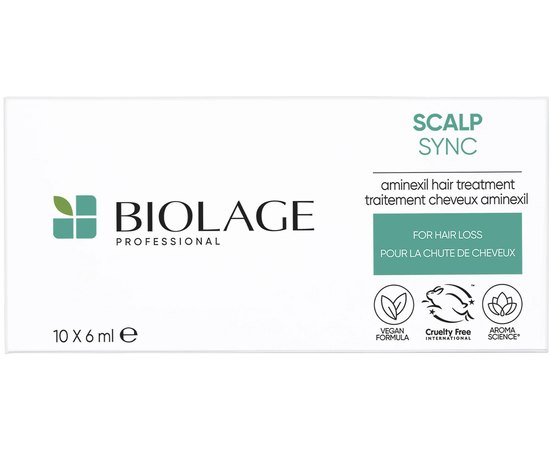 Засіб з амінексилом проти випадіння волосся Biolage Scalp Sync Aminexil Hair Treatment, 10*6 ml, фото _ab__is.image_number.default