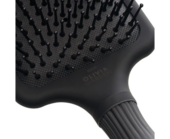 Щетка массажная Olivia Garden Expert Care Rectangular Nylon BlackLabel L OGID2131, изображение 2