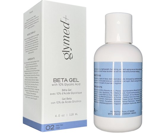 Сыворотка с гликолевой кислотой GlyMed Beta Gel with 10% Glycolic Acid, изображение 3 Сыворотка с гликолевой кислотой GlyMed Beta Gel with 10% Glycolic Acid, изображение 3
