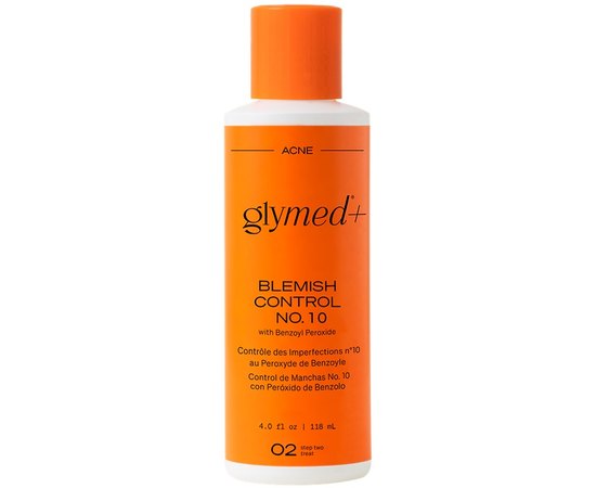 Лосьйон з бензоїл пероксидом GlyMed Blemish Control No. 10 with Benzoyl Peroxide, 118 ml
