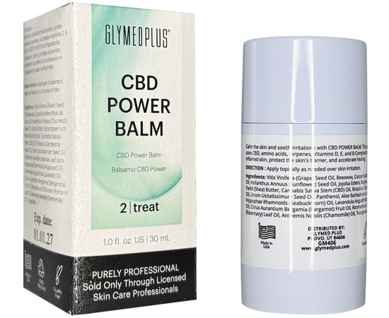 Загоюючий бальзам GlyMed CBD Power Balm, 30 ml, фото _ab__is.image_number.default Загоюючий бальзам GlyMed CBD Power Balm, 30 ml, фото _ab__is.image_number.default