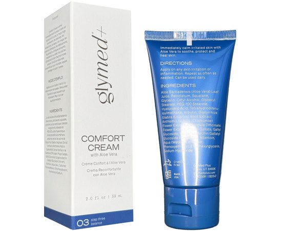 Успокаивающий крем c алоэ вера GlyMed Comfort Cream with Aloe Vera, 59 ml, изображение 2 Успокаивающий крем c алоэ вера GlyMed Comfort Cream with Aloe Vera, 59 ml, изображение 2