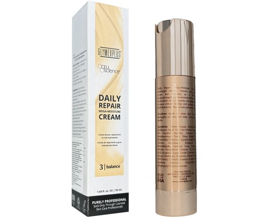 Ежедневный восстановительный крем с гликопротеидами GlyMed Daily Repair Mega-Moisture Cream, 50 ml, изображение 2 Ежедневный восстановительный крем с гликопротеидами GlyMed Daily Repair Mega-Moisture Cream, 50 ml, изображение 2