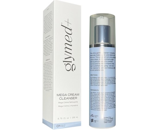 Кремовая очистка с витамином Е и лавандой GlyMed Mega Cream Cleanser, 200 ml, изображение 2