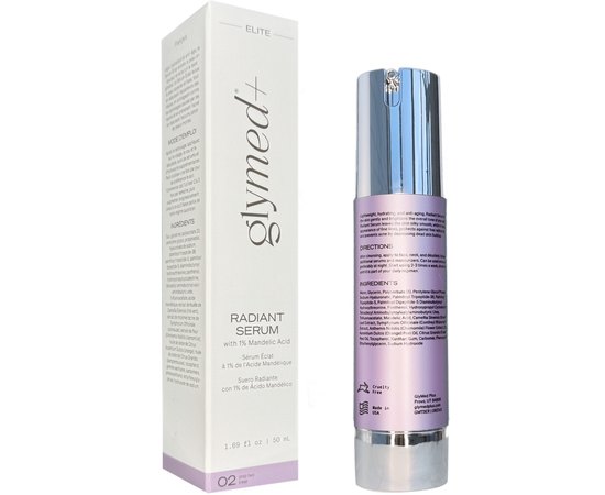 Сыворотка с миндальной кислотой GlyMed Radiant Serum with 1% Mandelic Acid, изображение 3 Сыворотка с миндальной кислотой GlyMed Radiant Serum with 1% Mandelic Acid, изображение 3