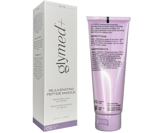 Омолоджувальна маска з пептидами GlyMed Rejuvenating Peptide Masque, 118 ml, изображение 2