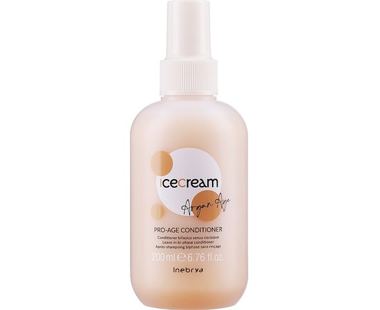 Двухфазный кондиционер с аргановым маслом Inebrya Pro-Age Conditioner 2-Phase, 200 ml