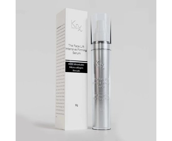 Лифтинговая анти-эйдж сыворотка вокруг глаз и для лица KRX Aesthetics Face Lift Firming Serum, 50 ml, изображение 2