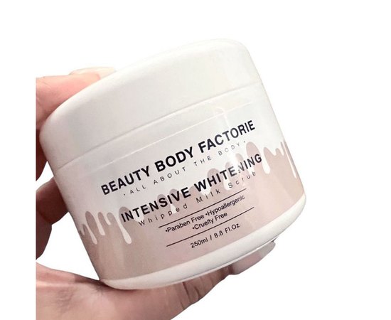 Отбеливающая пилинг-паста Взбитые сливки KRX Aesthetics Intensive Whitening Peeling, 250 ml, изображение 2