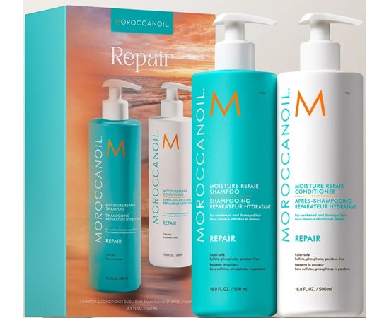 Набір для відновлення волосся Moroccanoil Duo 2025 Repair Shampoo and Conditioner, фото _ab__is.image_number.default