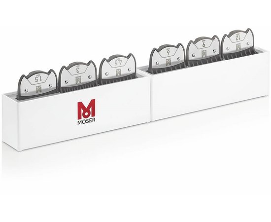 Набір магнітних насадок Moser Magnetic Premium Attachment Comb Set 1801-7000, фото _ab__is.image_number.default
