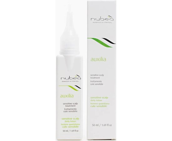 Лосьон для чувствительной кожи головы Nubea Auxilia Sensitive Scalp Daily Lotion, 50 ml, изображение 2