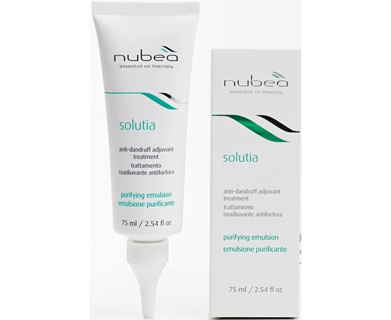 Очищающая эмульсия для волос против перхоти Nubea Solutia Purifying Emulsion, 75 ml, изображение 2
