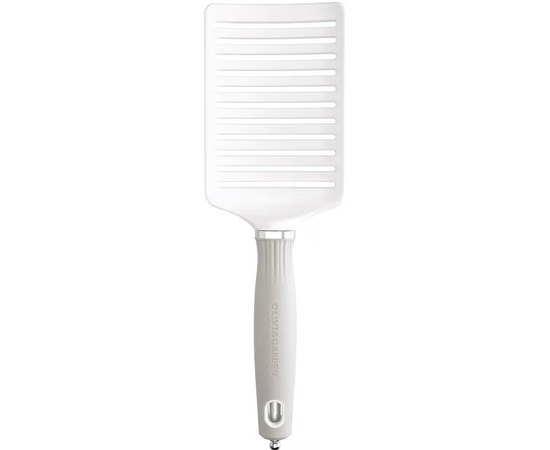 Щетка для укладки волос Olivia Garden Expert Care Vent Nylon Bristles White & Grey L ID2039, изображение 7