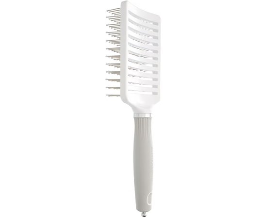 Щетка для укладки волос Olivia Garden Expert Care Vent Nylon Bristles White & Grey L ID2039, изображение 6