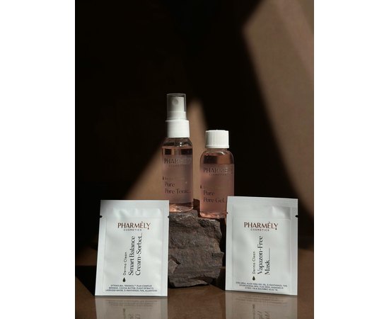 Эксклюзивный набор для комбинированной и жирной кожи Pharmely DermaClean Solution Box, изображение 3