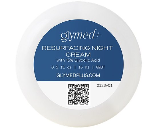 Крем з гліколевою кислотою GlyMed Resurfacing Night Cream with 15% Glycolic Acid, 15 ml, фото 