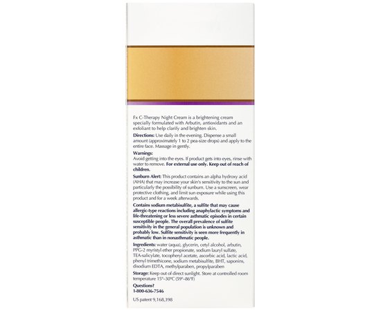 Ночной крем с 7% арбутином и 10% витамином C Obagi-C Fx Therapy Night Cream, 57, изображение 3
