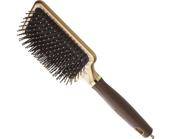 Щетка для волос Olivia Garden Care Rectangular Nylon Gold&Brown Large, OGID2074, изображение 2