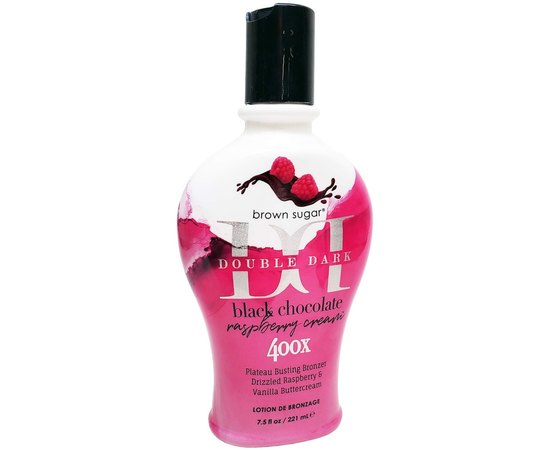 Крем для загара в солярии для ультратемного оттенка Brown Sugar Black Chocolate Raspberry Cream 400X, 221 ml, изображение 2