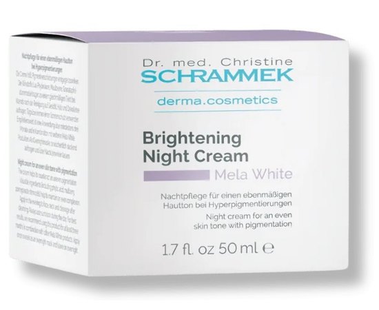 Ночной осветляющий крем для восстановления и регенерации кожи Dr.Schrammek Brightening Night Cream, 50 ml, изображение 3