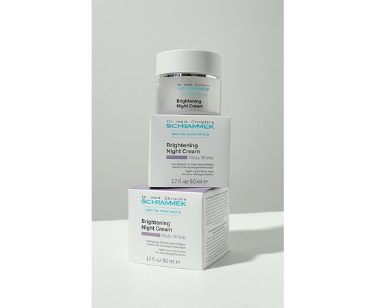 Ночной осветляющий крем для восстановления и регенерации кожи Dr.Schrammek Brightening Night Cream, 50 ml, изображение 2