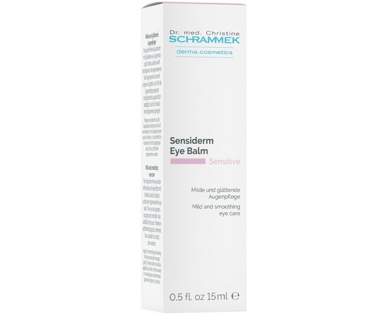 Нежный бальзам для контура глаз Dr.Schrammek Sensiderm Eye Balm, 15 ml, изображение 2