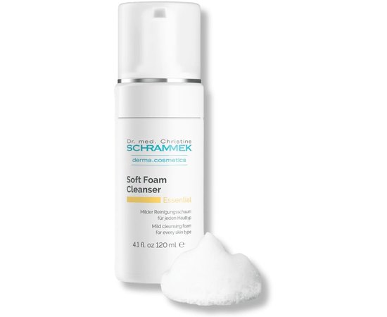 Нежная пенка для очищения лица Dr.Schrammek Soft Foam Cleanser, 120 ml, изображение 3