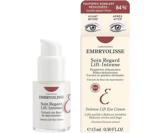Интенсивный крем-лифтинг для контура глаз Embryolisse Intense Lift Eye Cream, 15 ml, изображение 2