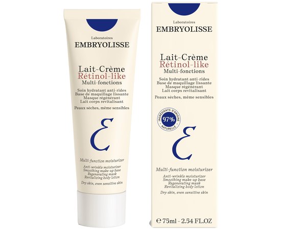 Активний крем-концентрат для обличчя з ретинолом Embryolisse Lait-Creme Retinol-Like, 75 ml, изображение 2
