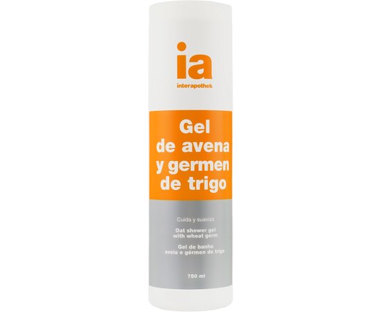 Гель для душа с экстрактом овса и зародышей пшеницы Interapothek Gel De Bano Avena y Trigo, 750 ml
