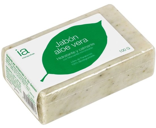 Мило для обличчя й тіла з екстрактом алое вера Interapothek Hidratante y Calmante Jabon Aloe Vera, 100 g, фото _ab__is.image_number.default