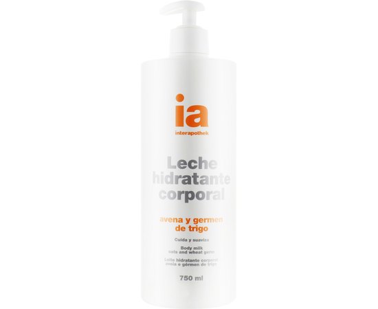 Увлажняющее крем-молочко для тела с экстрактом овса Interapothek Leche Hidratante Corporal, 500 ml