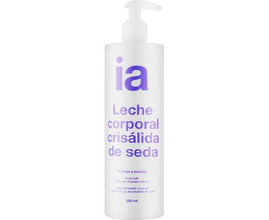Увлажняющее молочко для тела с экстрактом шелка Interapothek Leche Hidratante Corporal Con Crisalida De Seda, 500 ml
