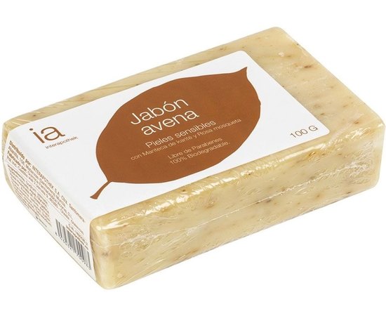 Мыло для лица и тела с экстрактом овса Interapothek Pieles Sensibles Jabon Avena, 100 g, изображение 2