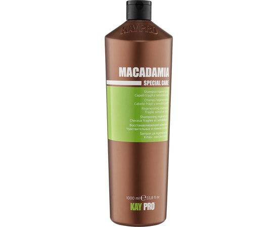 Шампунь з олією макадамії для ламкого волосся Kay Pro Macadamia Regenerating Shampoo, фото _ab__is.image_number.default