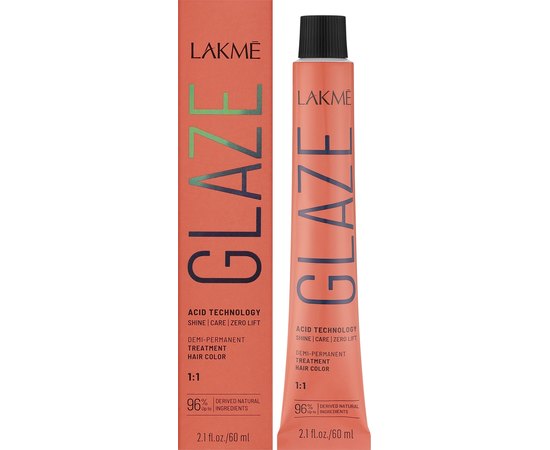 Краска для волос полуперманентная кислотная технология Lakme Glaze Color Acid Technology, 60 ml, изображение 2