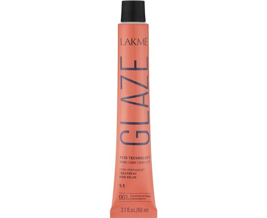 Краска для волос полуперманентная кислотная технология Lakme Glaze Color Acid Technology, 60 ml