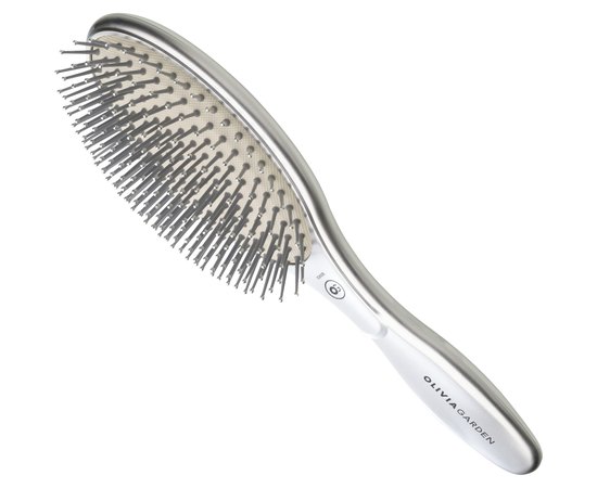 Щітка масажна Olivia Garden Expert Care Oval Nylon Silver OGID2035, фото _ab__is.image_number.default
