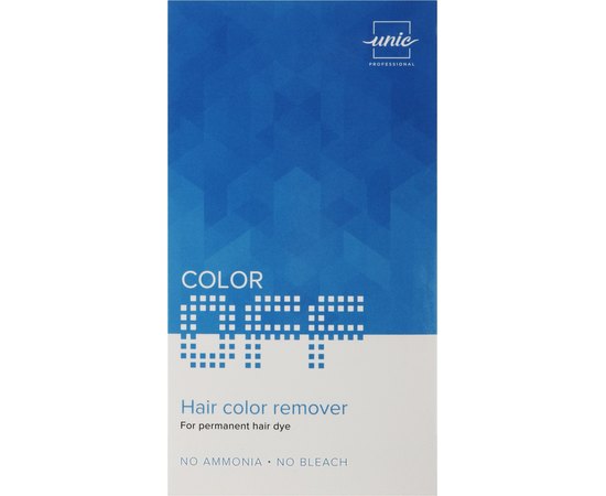 Деколорант для удаления цвета стойкой краски для волос Unic Color Off Hair Color Remover, 2*110 ml, изображение 2