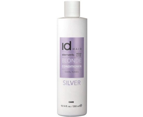 Кондиционер для осветленных и блондированных волос id Hair Elements XCLS Silver Blonde Conditioner, изображение 2