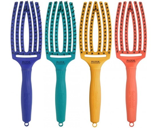 Щітка для волосся Olivia Garden Fingerbrush Limited Edition Summer 2024 On The Road Again, фото 