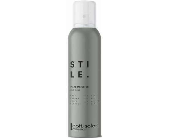 Спрей-блиск для волосся Dott. Solari Style Shine And Gloss Spray, 200 мл, фото 