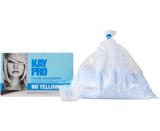 Знебарвлюючий порошок блакитний Kay Pro Bleaching Powder Dust Free No Yellow, фото 